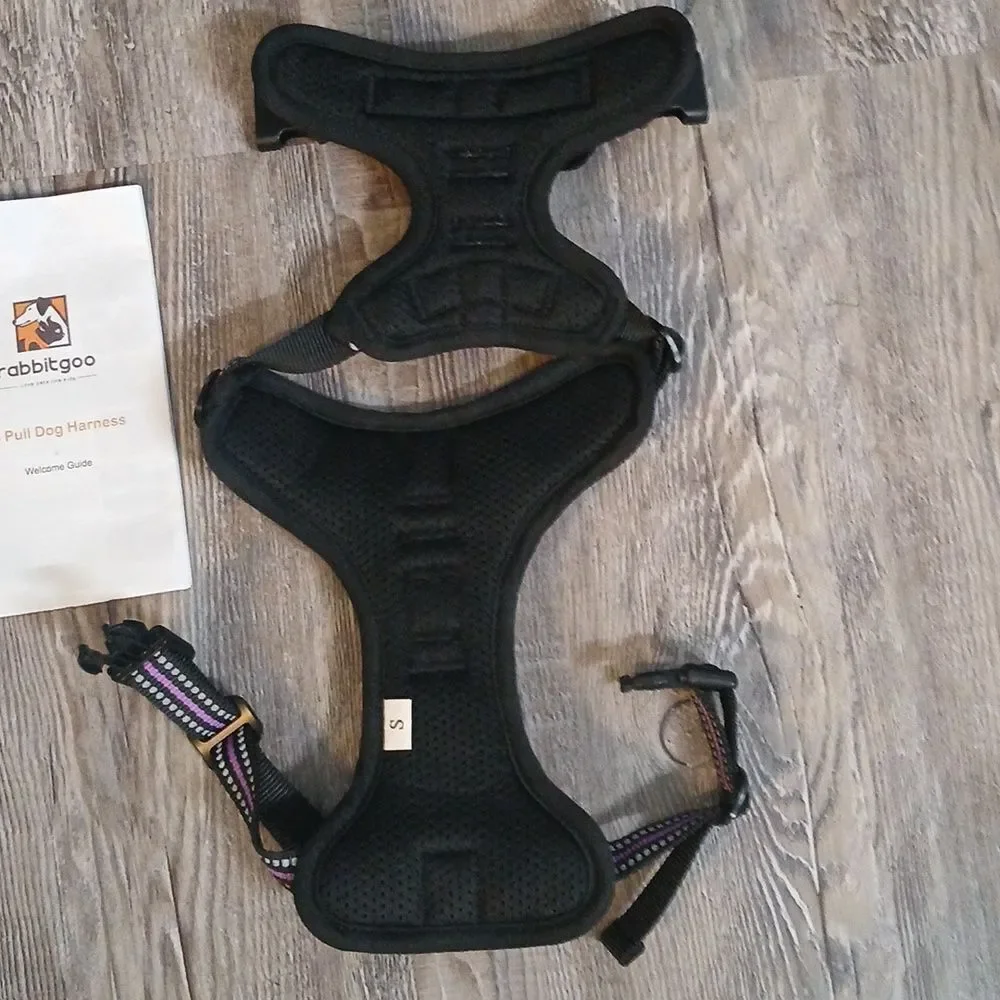 Rabbitgoo No Pull Dog Harness  Purple  Sz S  NEW